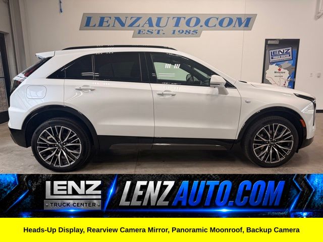 Crystal White Tricoat 2025 Cadillac XT4 SUV / Crossover Four-Wheel Drive 9-Speed Automatic