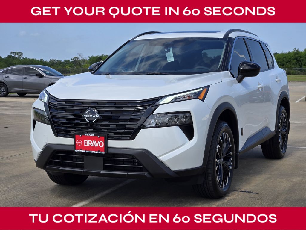 2026 Nissan Rogue Dark Armor White at Bravo Nissan