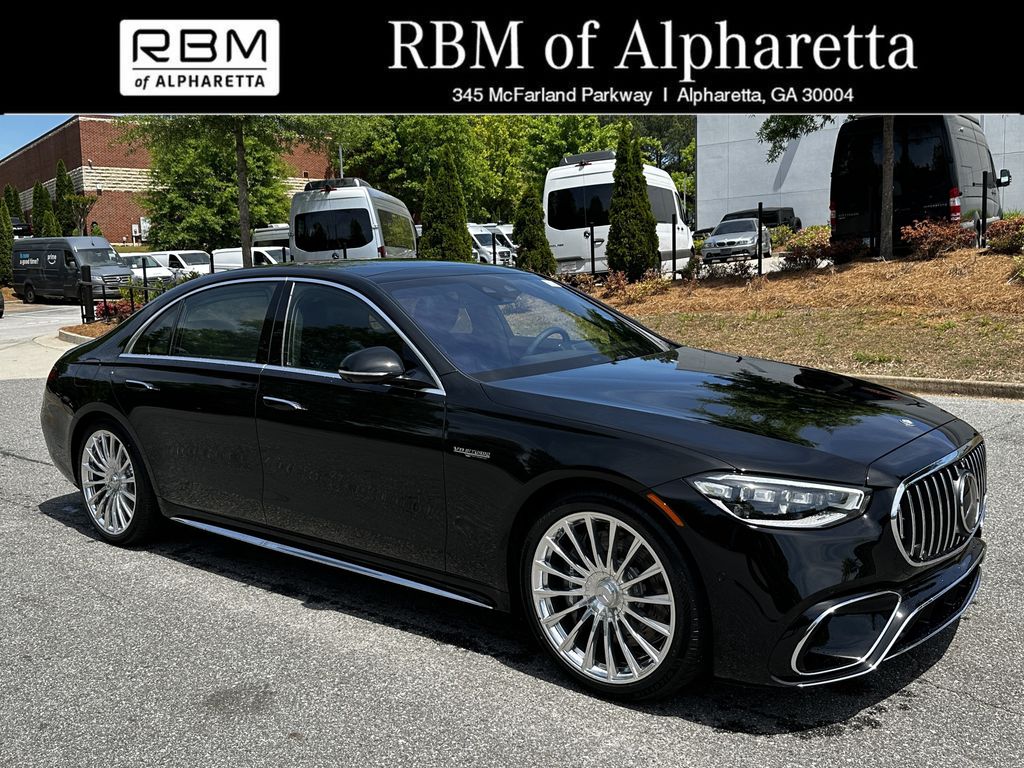 Black 2026 Mercedes-Benz S-Class AMG S 63 E Performance 4MATIC Sedan All-Wheel Drive 9-Speed Automatic