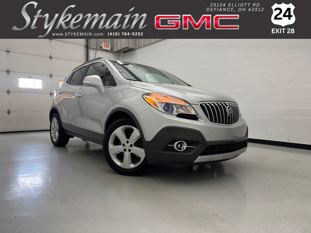 Quicksilver Metallic 2016 Buick Encore SUV / Crossover Front-Wheel Drive 6-Speed Automatic Overdrive