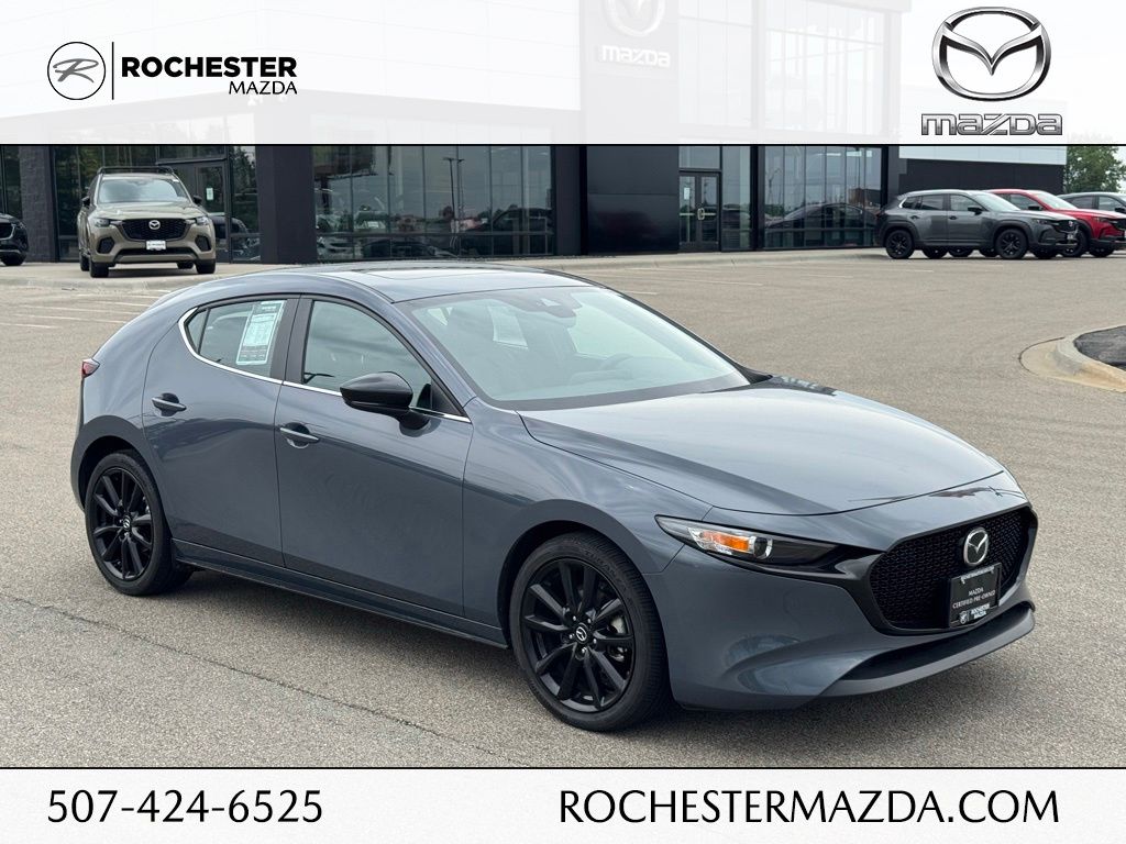 Polymetal Gray Metallic 2023 Mazda MAZDA3 2.5 S Carbon Edition Hatchback FWD Hatchback Front-Wheel Drive 6-Speed Automatic