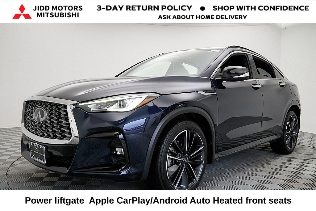 Hermosa Blue 2023 INFINITI QX55 Luxe AWD SUV / Crossover All-Wheel Drive Continuously Variable Transmission