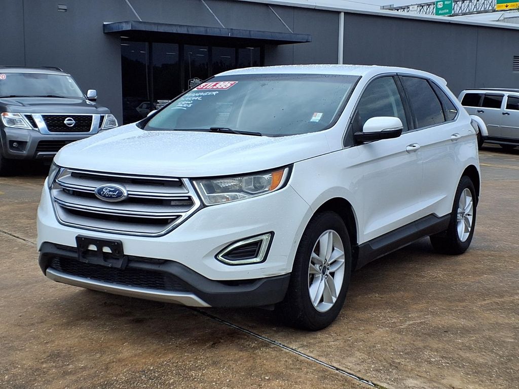 2015 Ford Edge SEL White at Autostrade