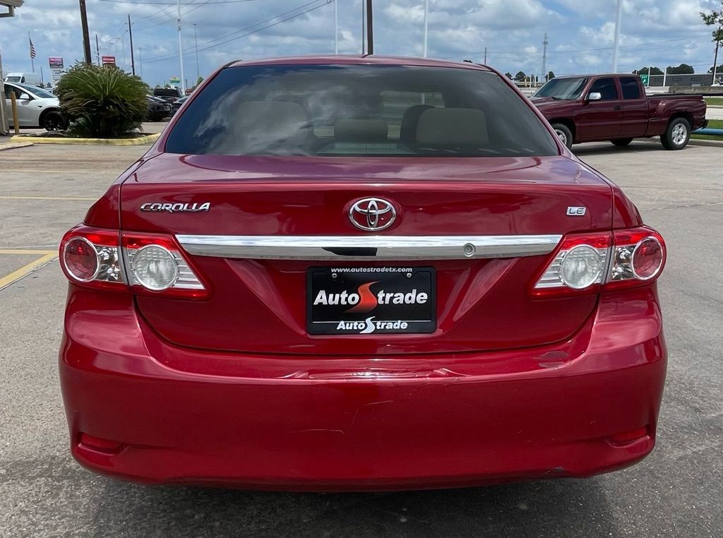 2011 Toyota Corolla LE Red at Emmons Autoplex