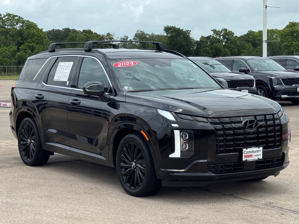 2024 Hyundai Palisade Calligraphy Night Edition Black at Don McGill Toyota