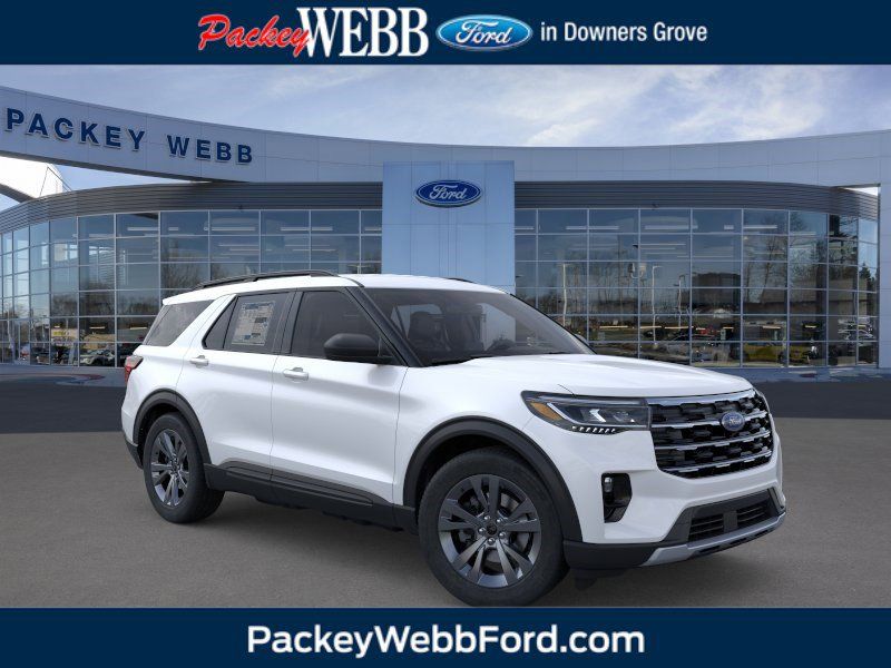 Star White Metallic Tri-Coat 2026 Ford Explorer Active AWD SUV / Crossover All-Wheel Drive Automatic