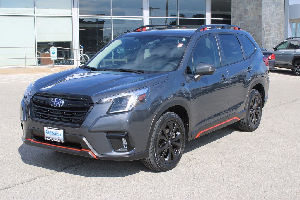 Magnetite Gray Metallic 2024 Subaru Forester Sport Crossover AWD SUV / Crossover All-Wheel Drive Continuously Variable Transmission