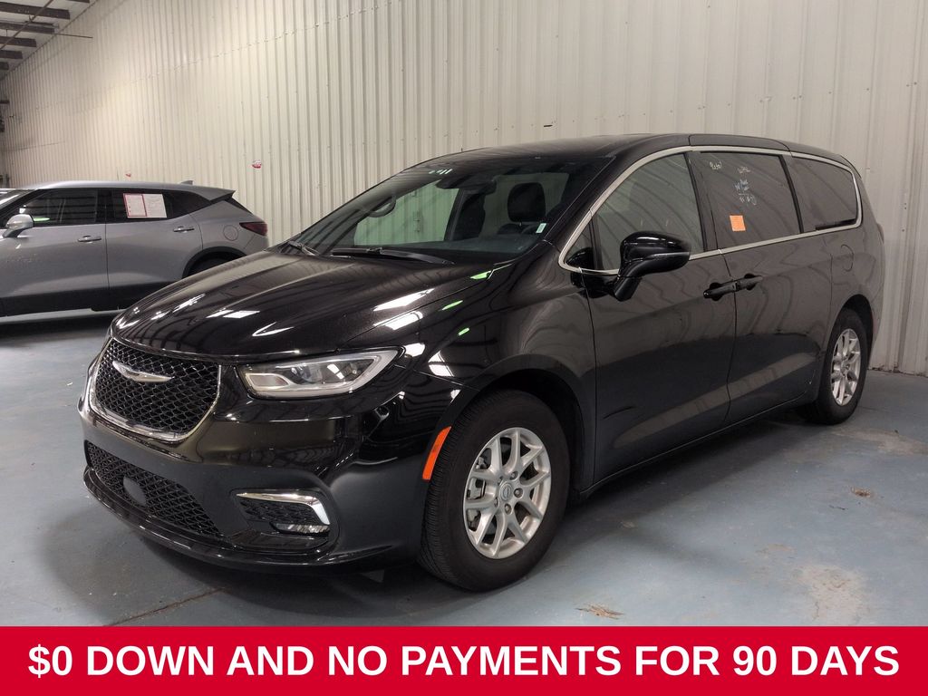 Black 2025 Chrysler Pacifica Minivan Front-Wheel Drive 9-Speed Automatic