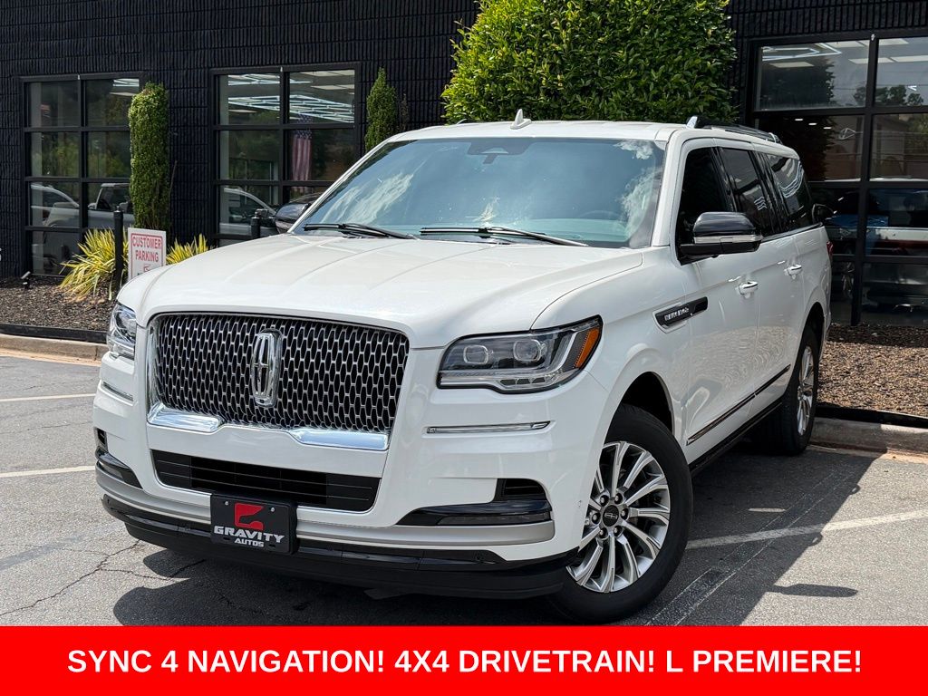 White Metallic 2024 Lincoln Navigator SUV / Crossover Four-Wheel Drive Automatic
