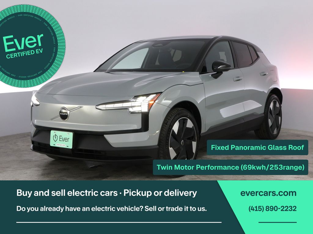 Gray Metallic 2025 Volvo EX30 Twin Plus eAWD SUV / Crossover All-Wheel Drive 1-Speed Automatic