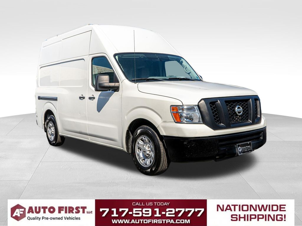 Glacier White 2019 Nissan NV Cargo 2500 HD SV RWD Van Rear-Wheel Drive 5-Speed Automatic