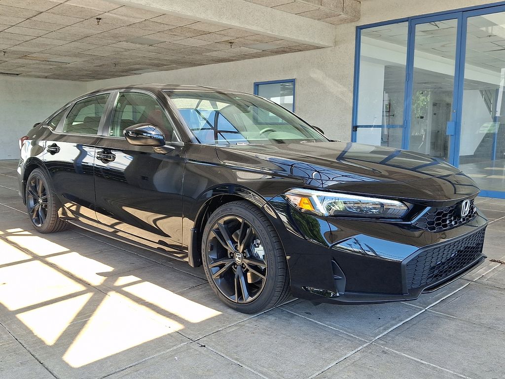 Crystal Black Pearl 2026 Honda Civic Sedan Front-Wheel Drive 6-Speed Manual