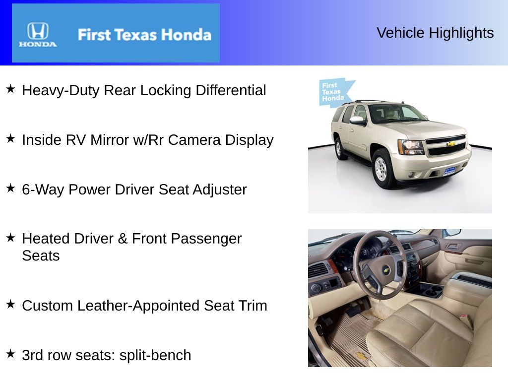 Used Car 2014 Chevrolet Tahoe  Lt For Sale Under $15,000 In Austin, Texas