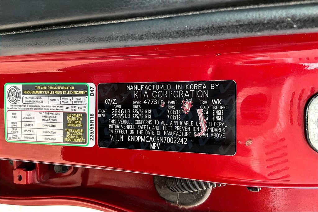 2022 Kia Sportage LX Red at DeMontrond Automotive Group