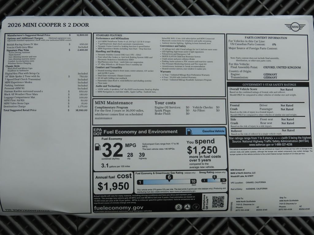 Thumbnail: 2026 MINI Cooper - 9