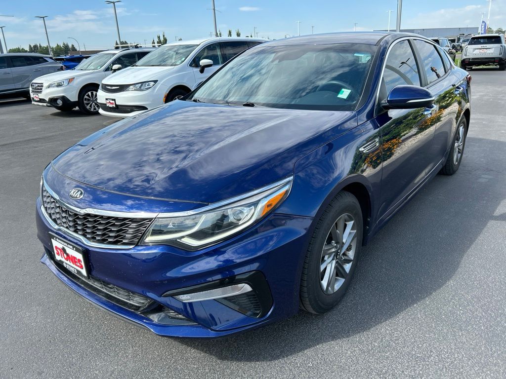 Horizon Blue 2019 Kia Optima Sedan Front-Wheel Drive 6-Speed Automatic