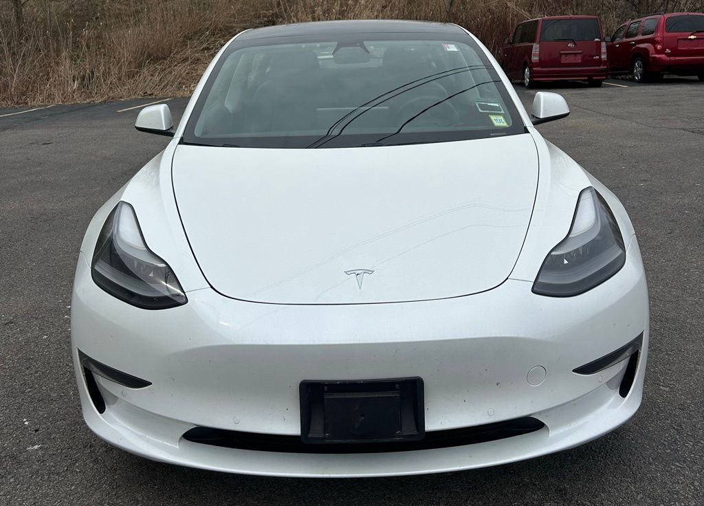 White 2021 Tesla Model 3 Long Range AWD Sedan All-Wheel Drive 1-Speed Automatic
