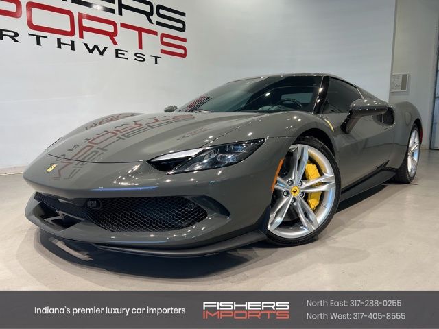 Grigio Scuro 2024 Ferrari 296 GTB RWD Coupe Rear-Wheel Drive 8-Speed Dual Clutch