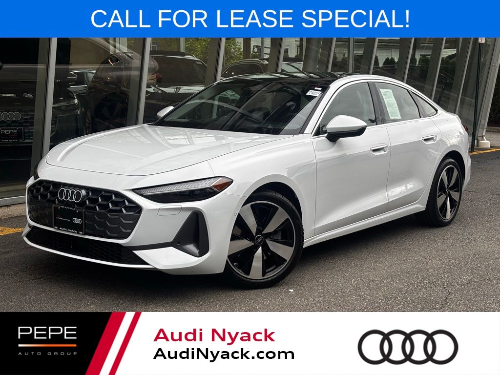 Glacier White 2025 Audi A5 quattro Premium Plus Sedan Sedan All-Wheel Drive 7-Speed Automatic