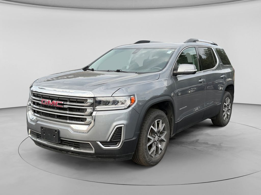 Gray (Satin Steel Metallic) 2020 GMC Acadia SUV / Crossover Front-Wheel Drive 9-Speed Automatic
