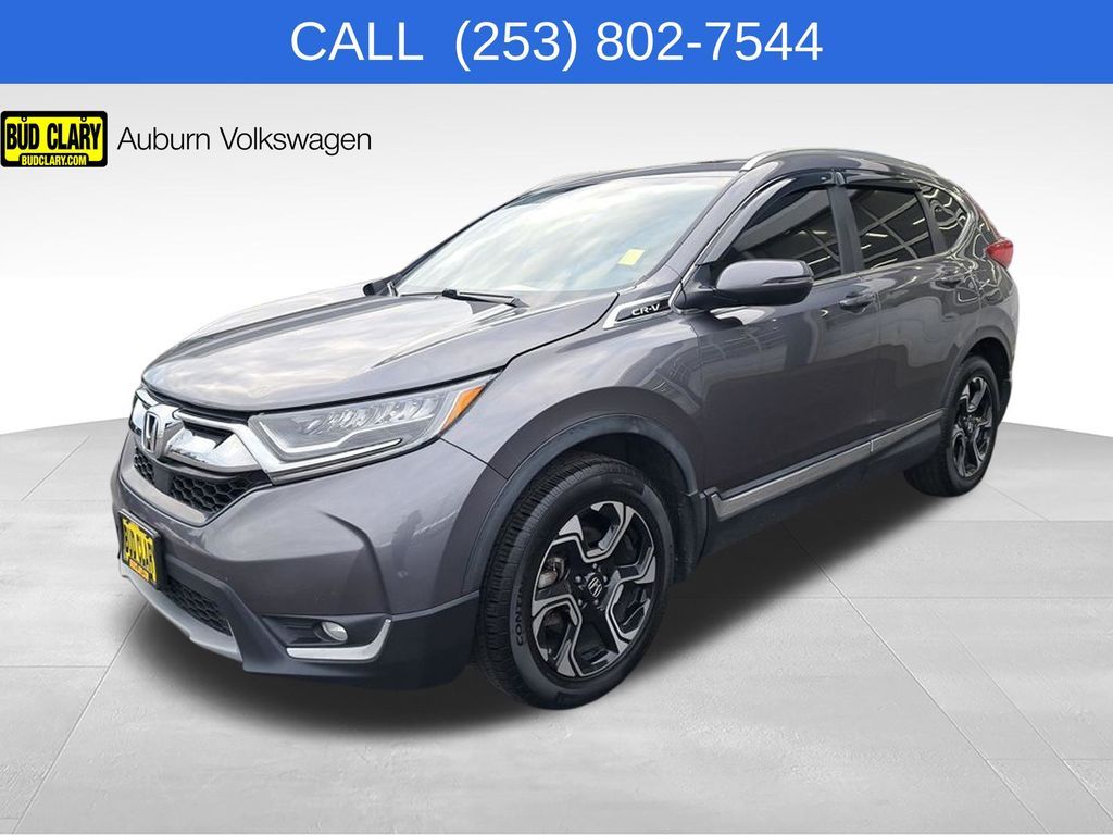 Lunar Silver Metallic 2017 Honda CR-V Touring AWD SUV / Crossover All-Wheel Drive Continuously Variable Transmission