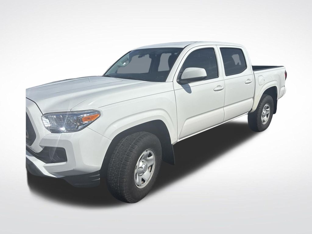 White 2022 Toyota Tacoma Pickup Truck Four-Wheel Drive 6-Speed Automatic
