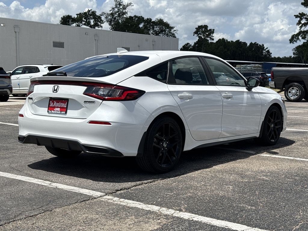 2025 Honda Civic Sport White at Community Honda