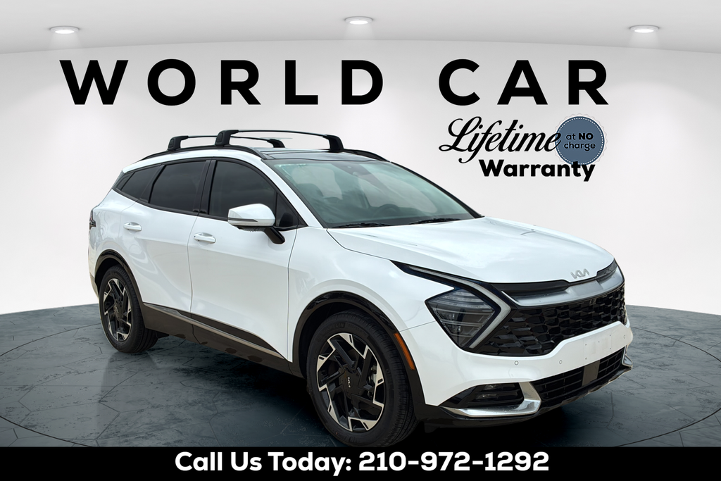 Glacial White Pearl 2024 Kia Sportage SUV / Crossover Front-Wheel Drive 8-Speed Automatic