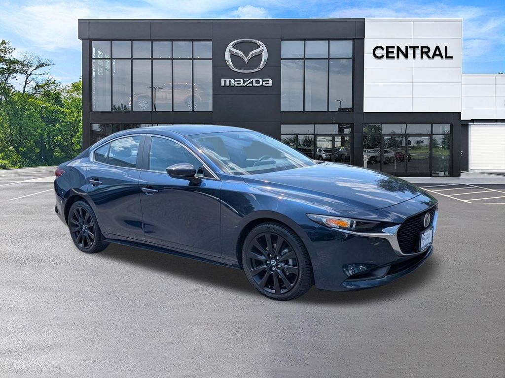 Deep Crystal Blue Mica 2024 Mazda MAZDA3 Sedan Front-Wheel Drive 6-Speed Automatic