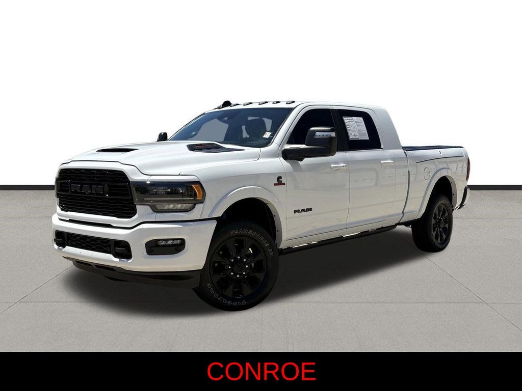 Bright White Clearcoat 2024 RAM 2500 Pickup Truck Four-Wheel Drive 6-Speed Automatic