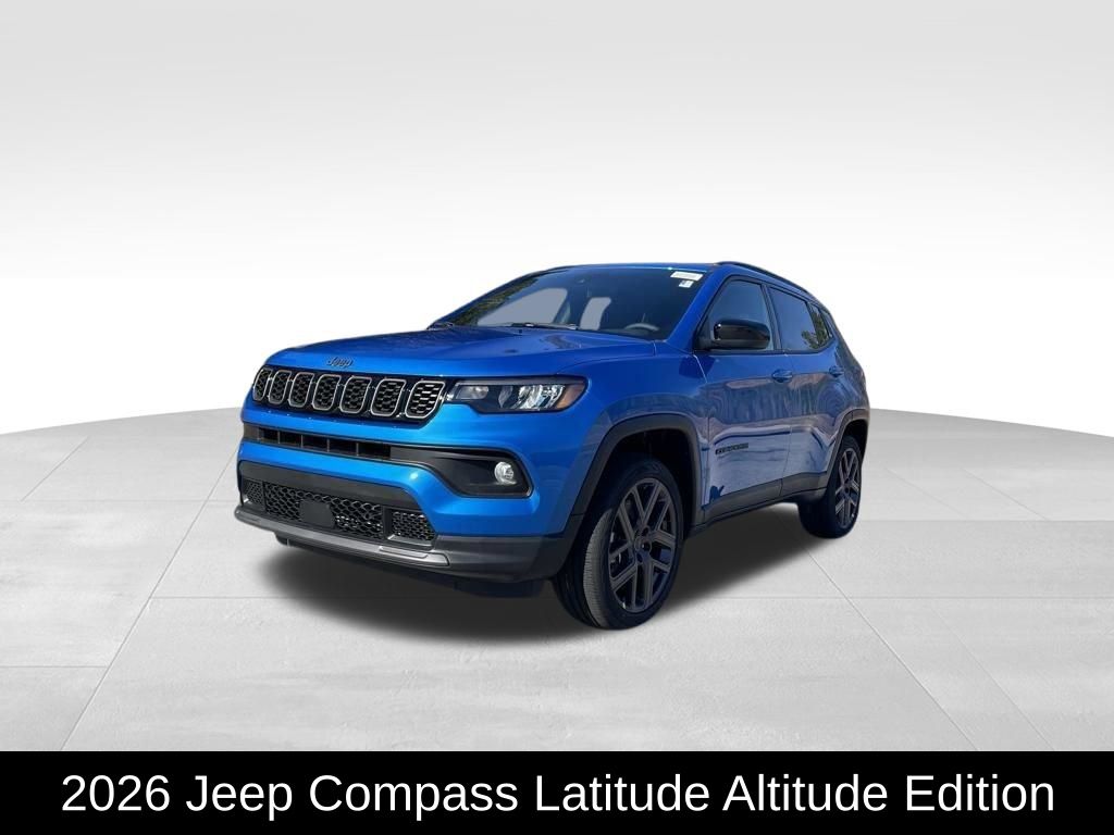 Blue Pearl 2026 Jeep Compass SUV / Crossover Four-Wheel Drive 8-Speed Automatic