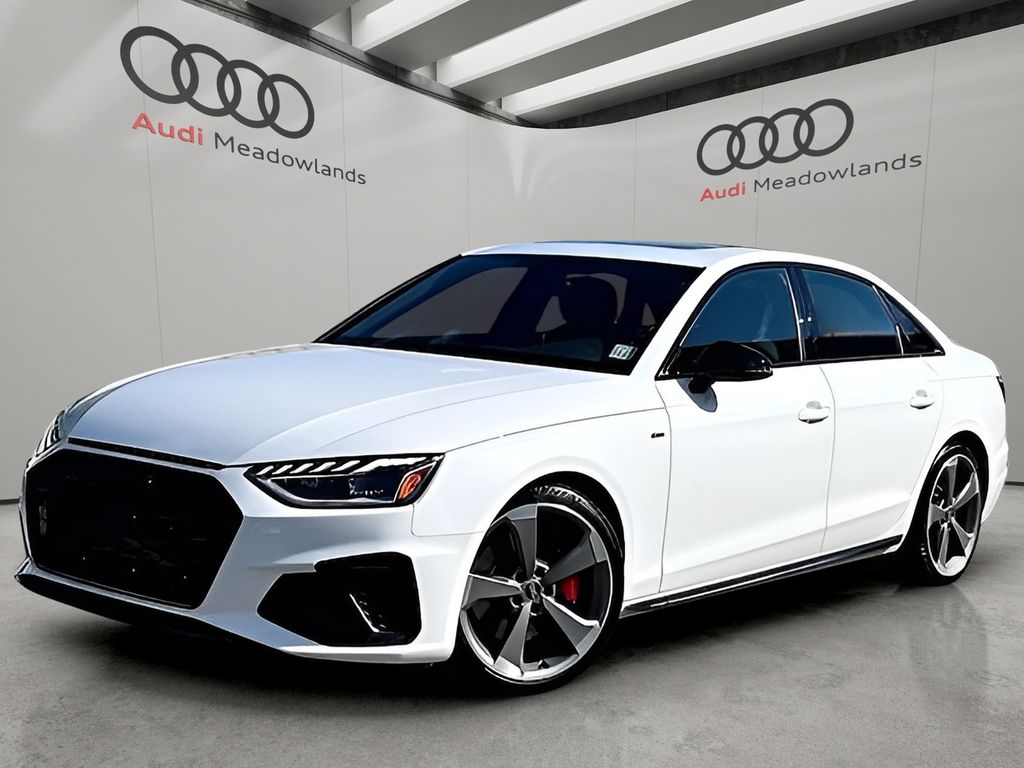 Ibis White 2023 Audi A4 Sedan All-Wheel Drive 7-Speed Automatic