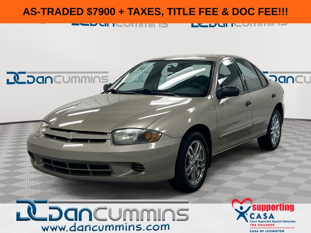 Sandrift Metallic 2004 Chevrolet Cavalier Sedan Front-Wheel Drive 4-Speed Automatic Overdrive