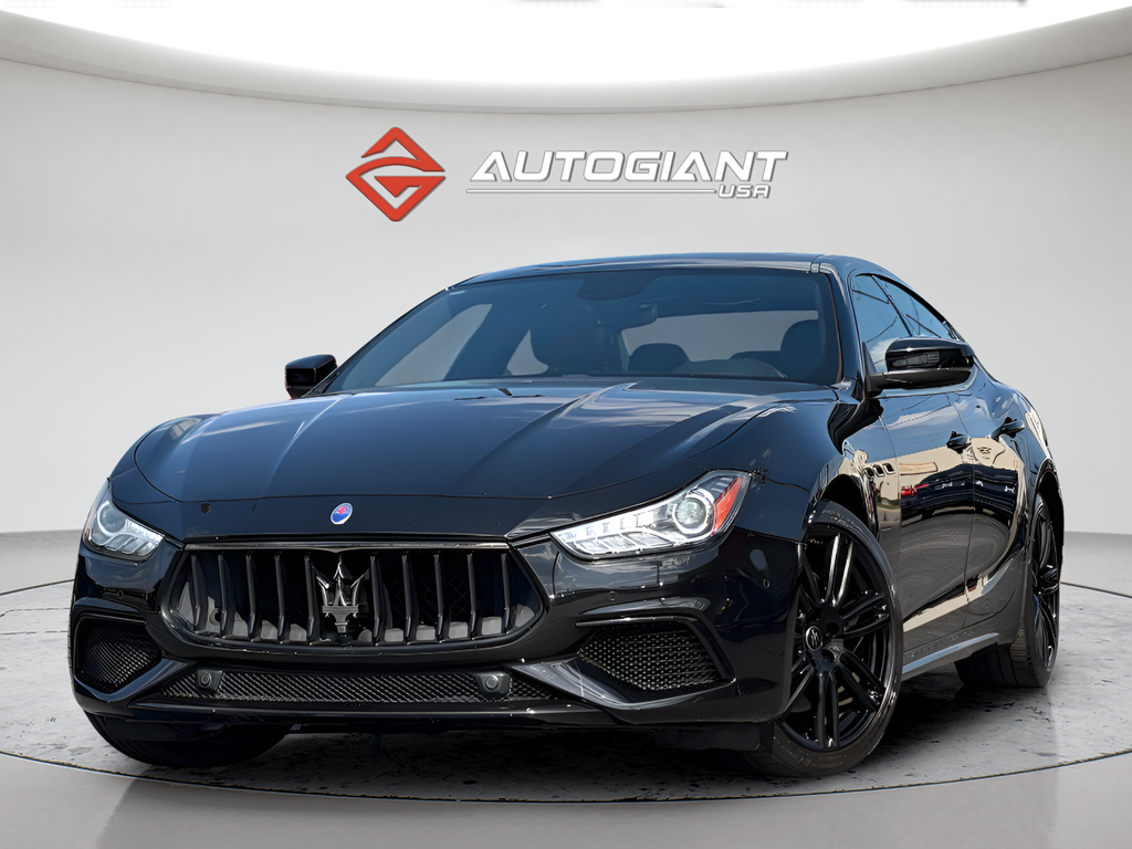 Black 2021 Maserati Ghibli Sedan Rear-Wheel Drive 8-Speed Automatic