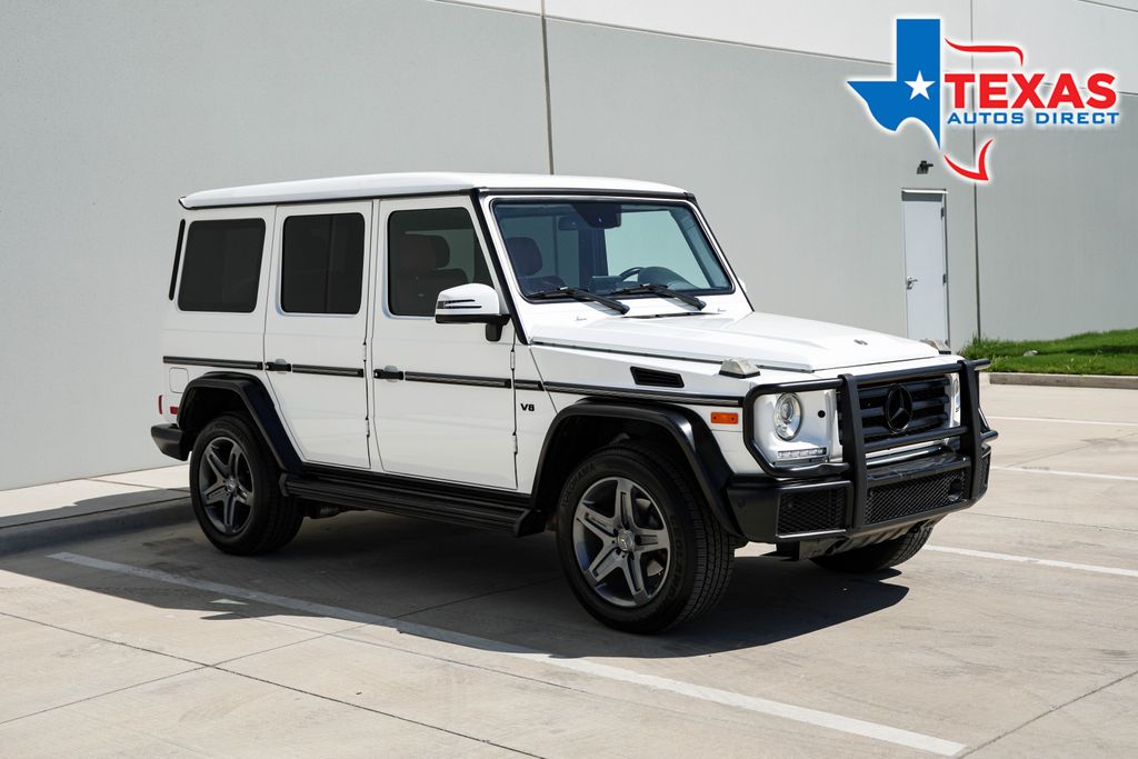Polar White 2018 Mercedes-Benz G-Class SUV / Crossover All-Wheel Drive 7-Speed Automatic
