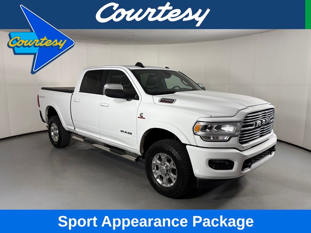 Bright White Clearcoat 2019 RAM 2500 Pickup Truck Four-Wheel Drive 6-Speed Automatic