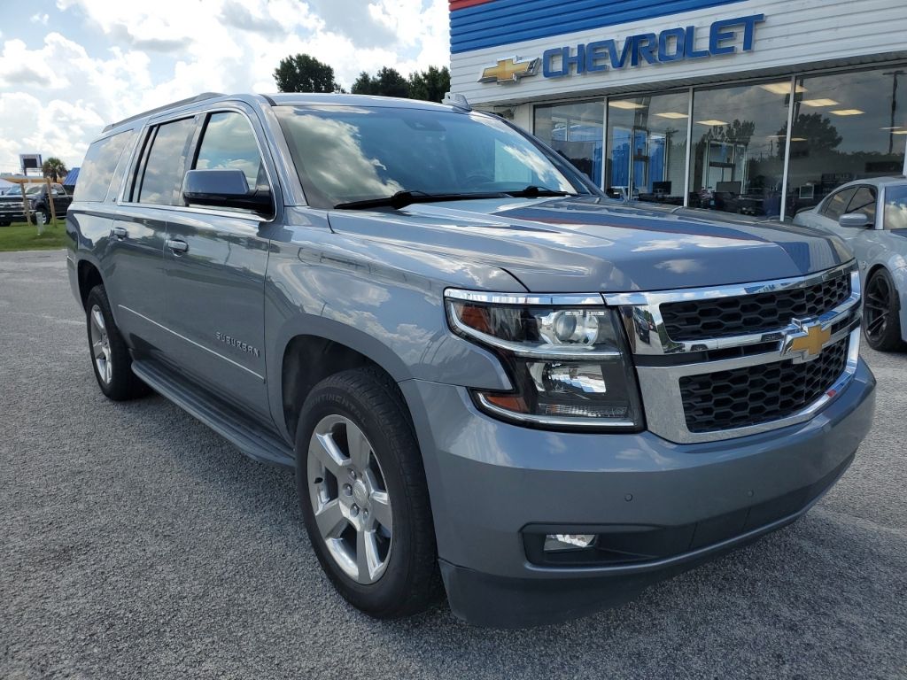 Gray (Satin Steel Metallic) 2020 Chevrolet Suburban SUV / Crossover 4X2 6-Speed Automatic Overdrive