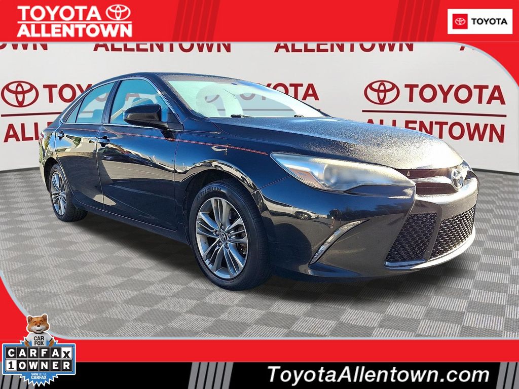 Midnight Black Metallic 2016 Toyota Camry Sedan Front-Wheel Drive 6-Speed Automatic