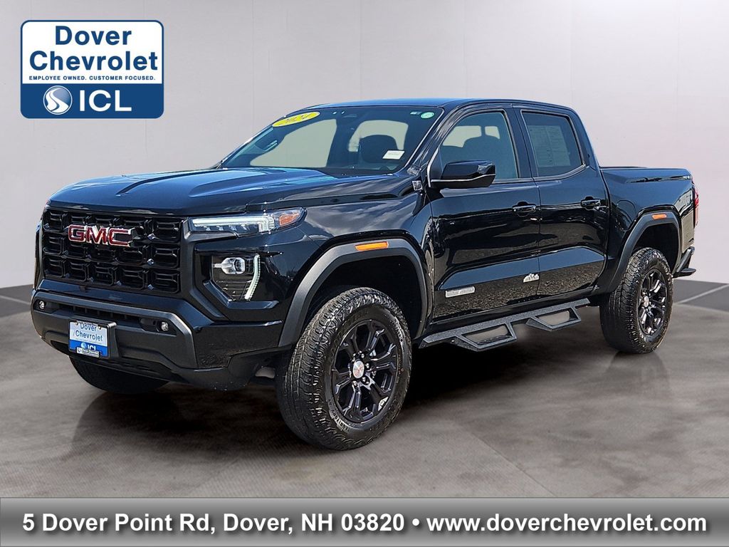 Onyx Black 2024 GMC Canyon Pickup Truck Four-Wheel Drive 8-Speed Automatic