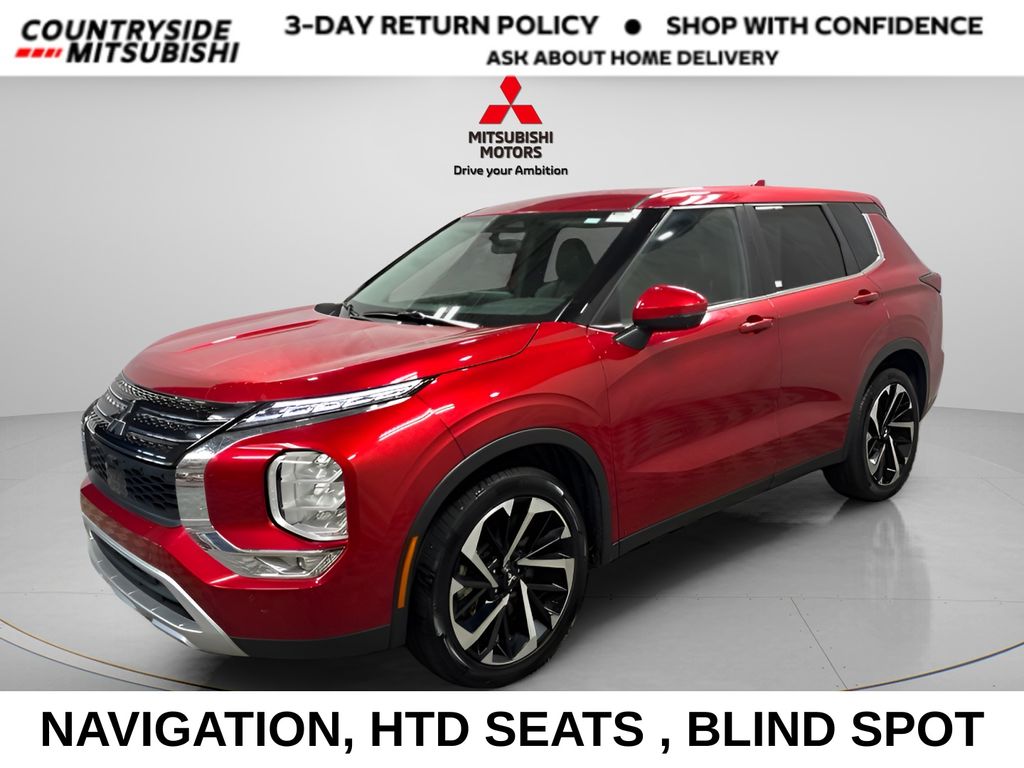 Red 2024 Mitsubishi Outlander SUV / Crossover Front-Wheel Drive Continuously Variable Transmission