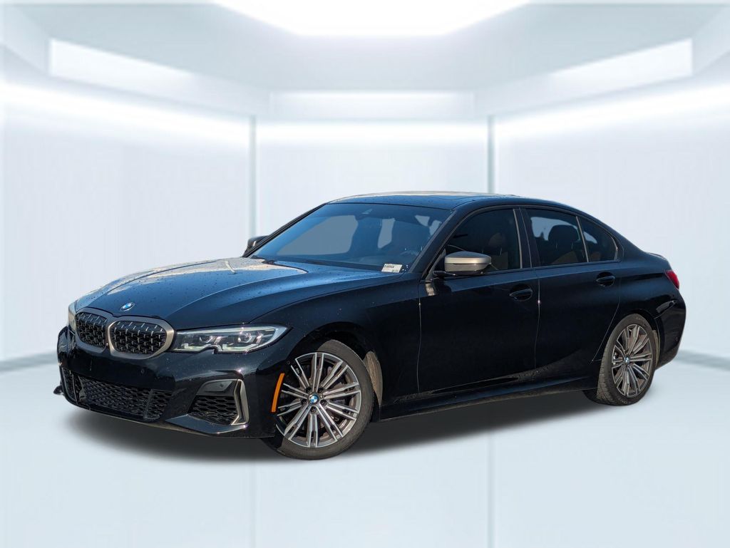 Black Sapphire Metallic 2021 BMW 3 Series Sedan Rear-Wheel Drive 8-Speed Automatic