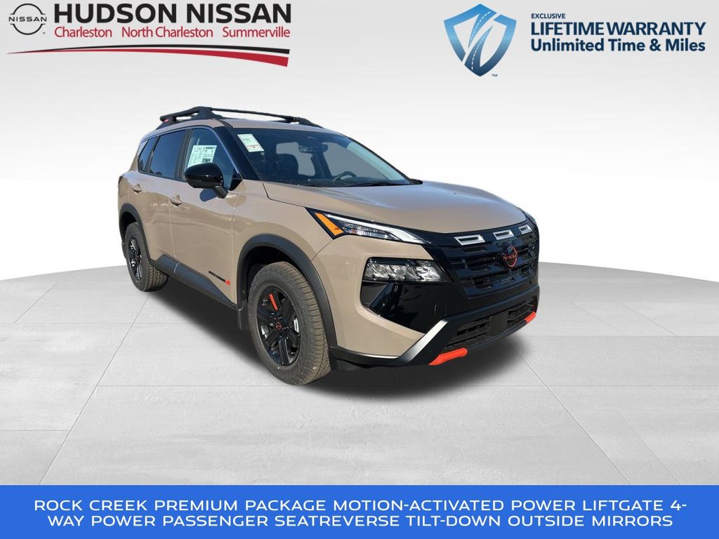 2025 Baja Storm Metallic Nissan Rogue Rock Creek SUV