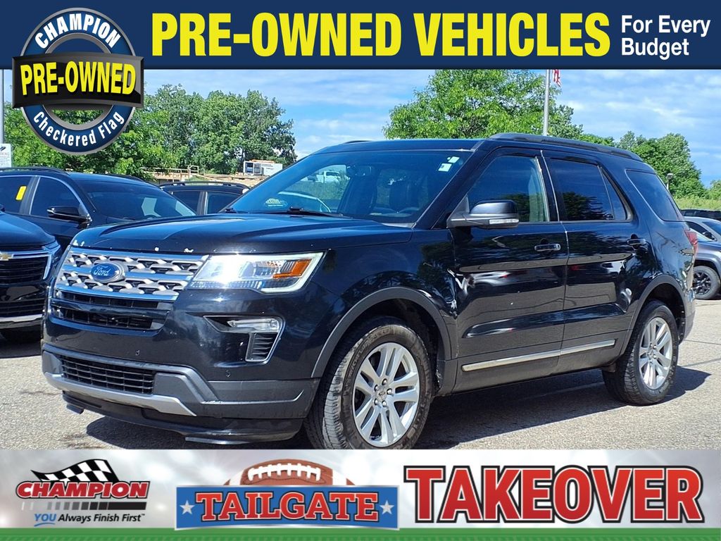 Shadow Black 2018 Ford Explorer SUV / Crossover All-Wheel Drive 6-Speed Automatic