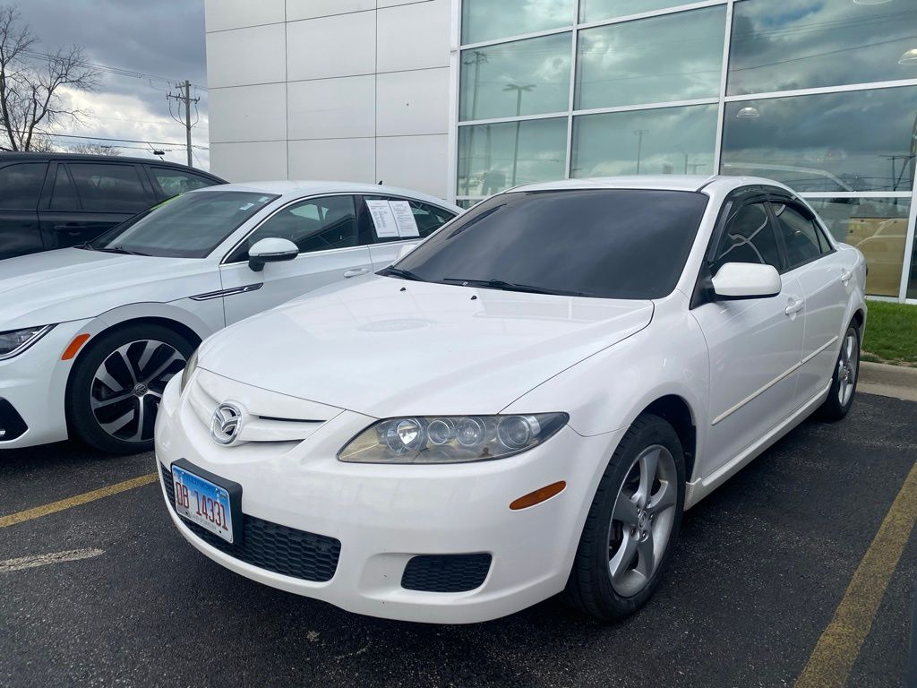 White 2008 Mazda MAZDA6 i Sport Value Edition Sedan Front-Wheel Drive 5-Speed Automatic Overdrive