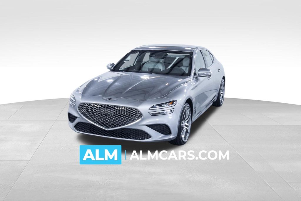 Savile Silver 2025 Genesis G70 2.5T Standard RWD Sedan Rear-Wheel Drive 8-Speed Automatic