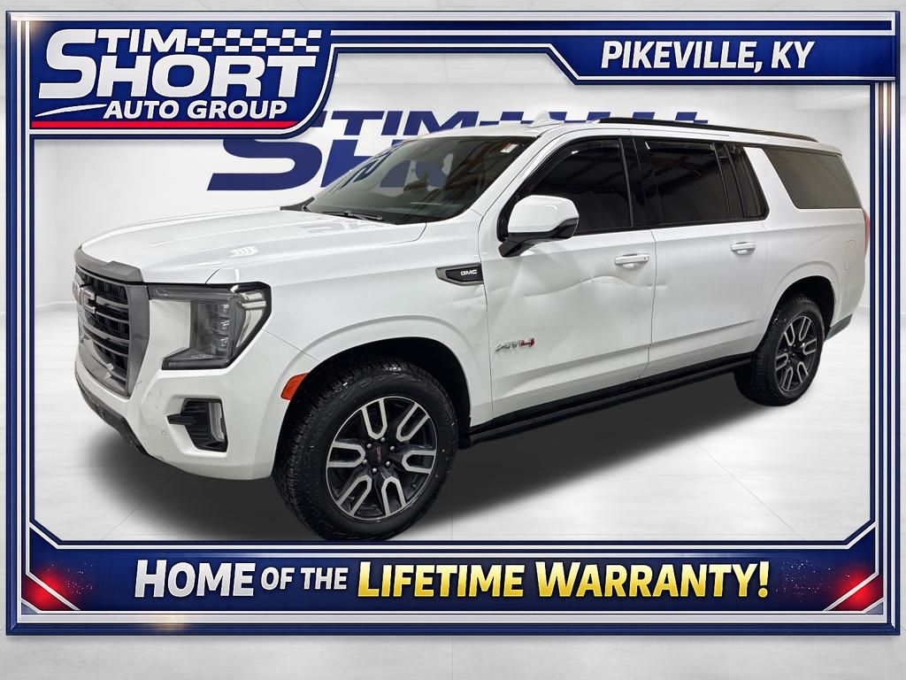 Summit White 2023 GMC Yukon XL AT4 4WD SUV / Crossover Four-Wheel Drive