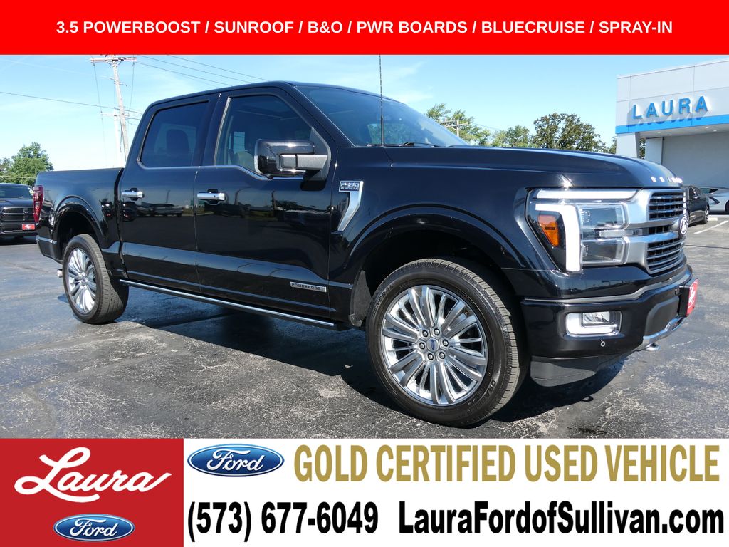Agate Black Metallic 2024 Ford F-150 Pickup Truck Four-Wheel Drive Automatic