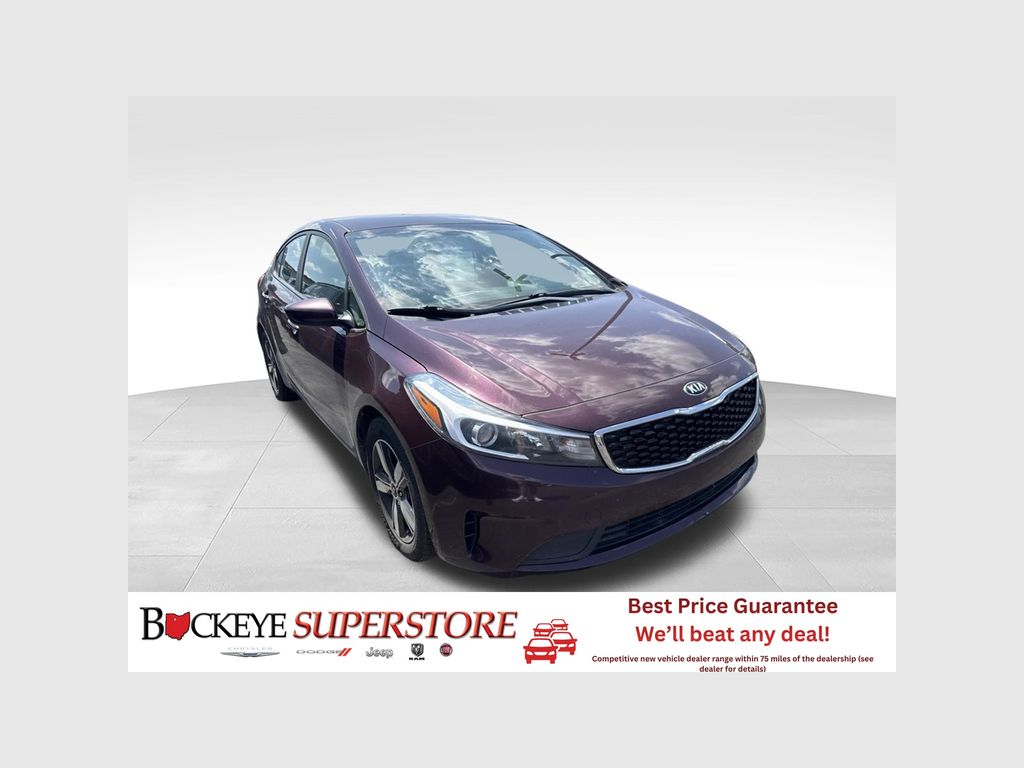 Garnet Red 2018 Kia Forte Sedan Front-Wheel Drive 6-Speed Automatic
