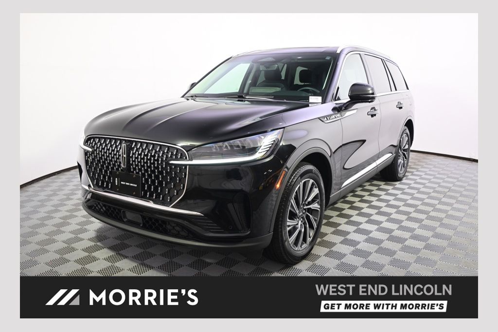 Infinite Black Metallic Clearcoat 2025 Lincoln Aviator SUV / Crossover All-Wheel Drive Automatic