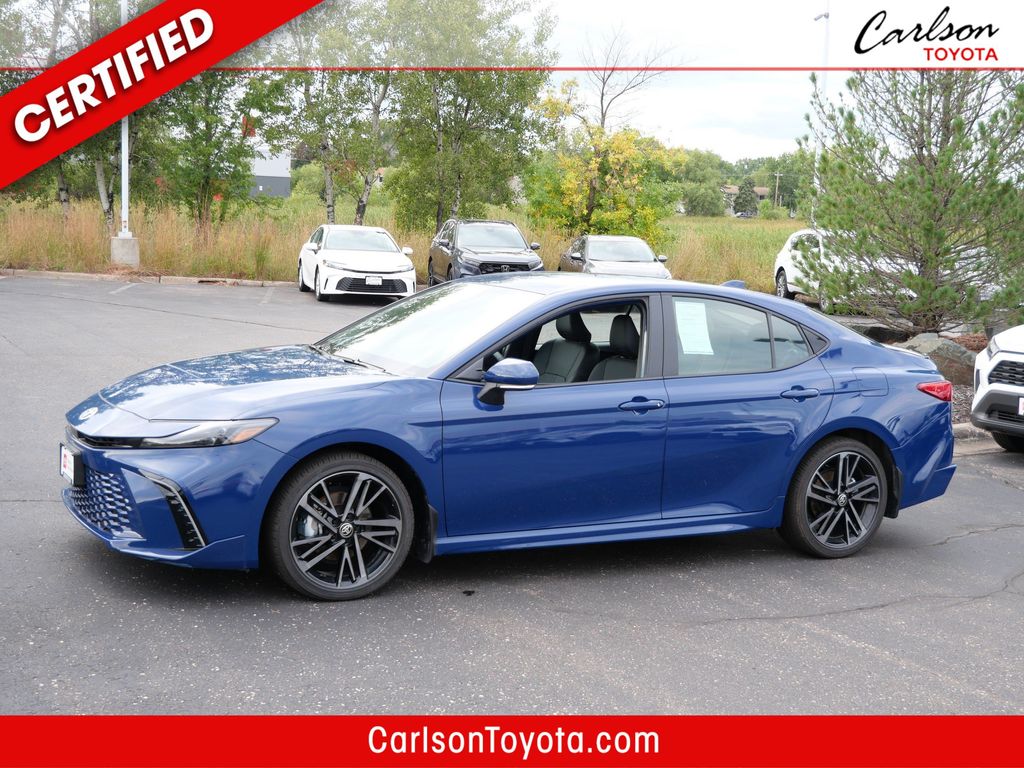 Blue 2026 Toyota Camry Sedan All-Wheel Drive Continuously Variable Transmission